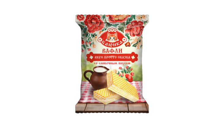 Вафли неглазированные со сливочным вкусом